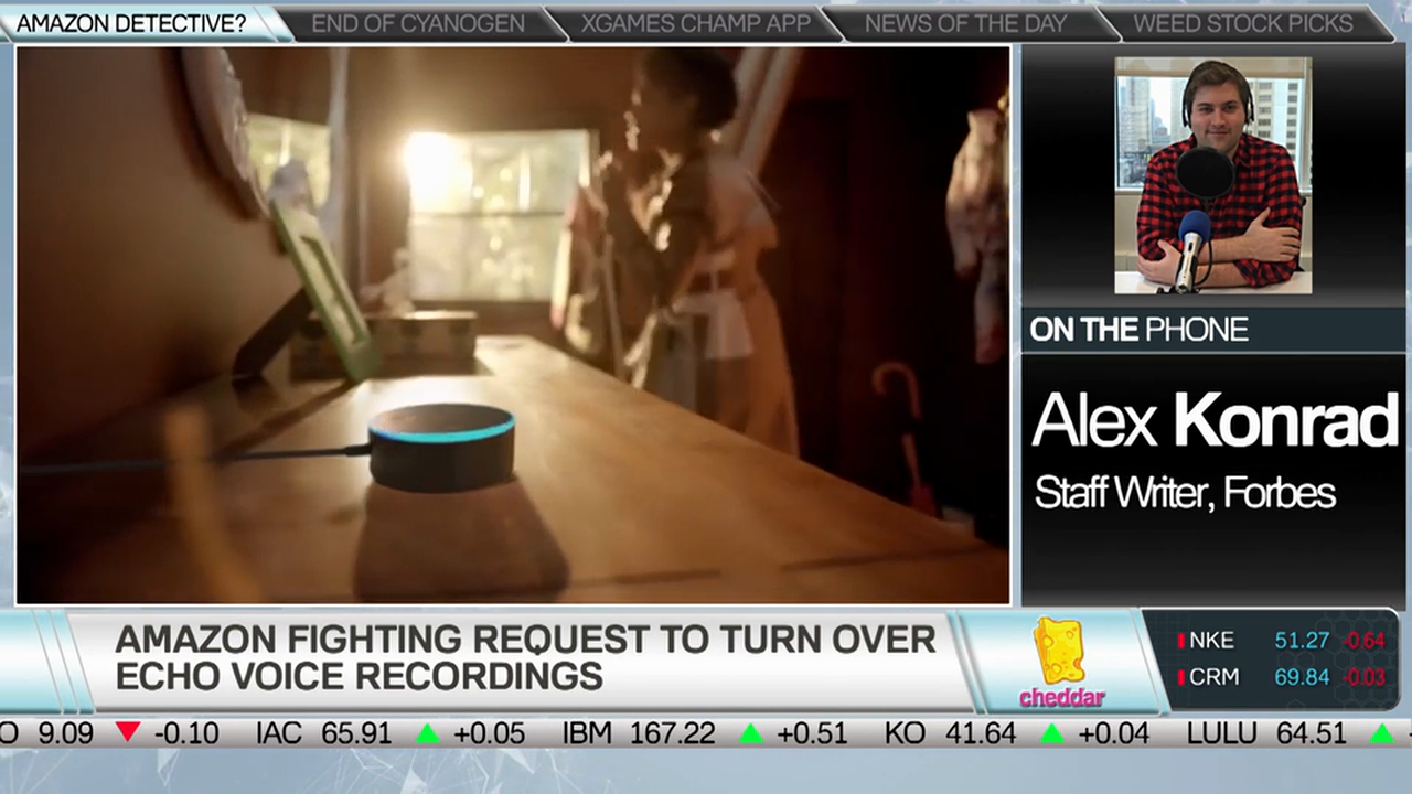 Forbes' Alex Konrad on the Amazon Echo Murder Case