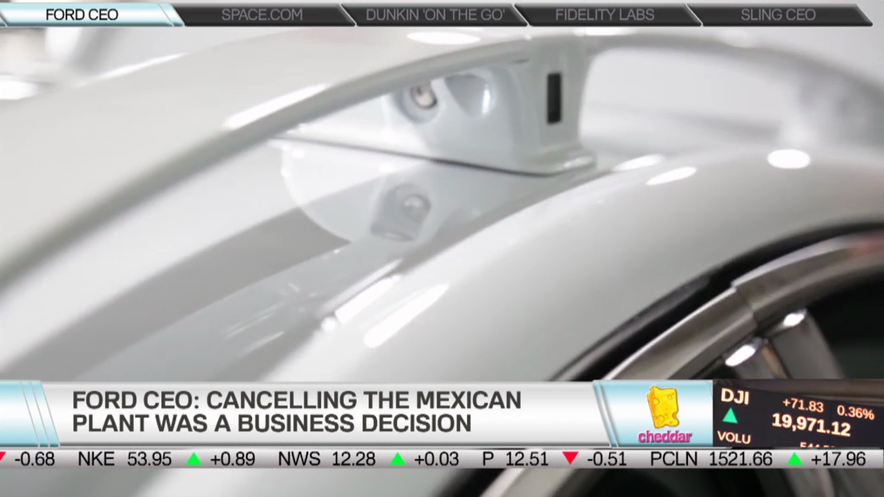 Ford CEO Mark Fields on the Decision to Cancel Its Mexico Plant