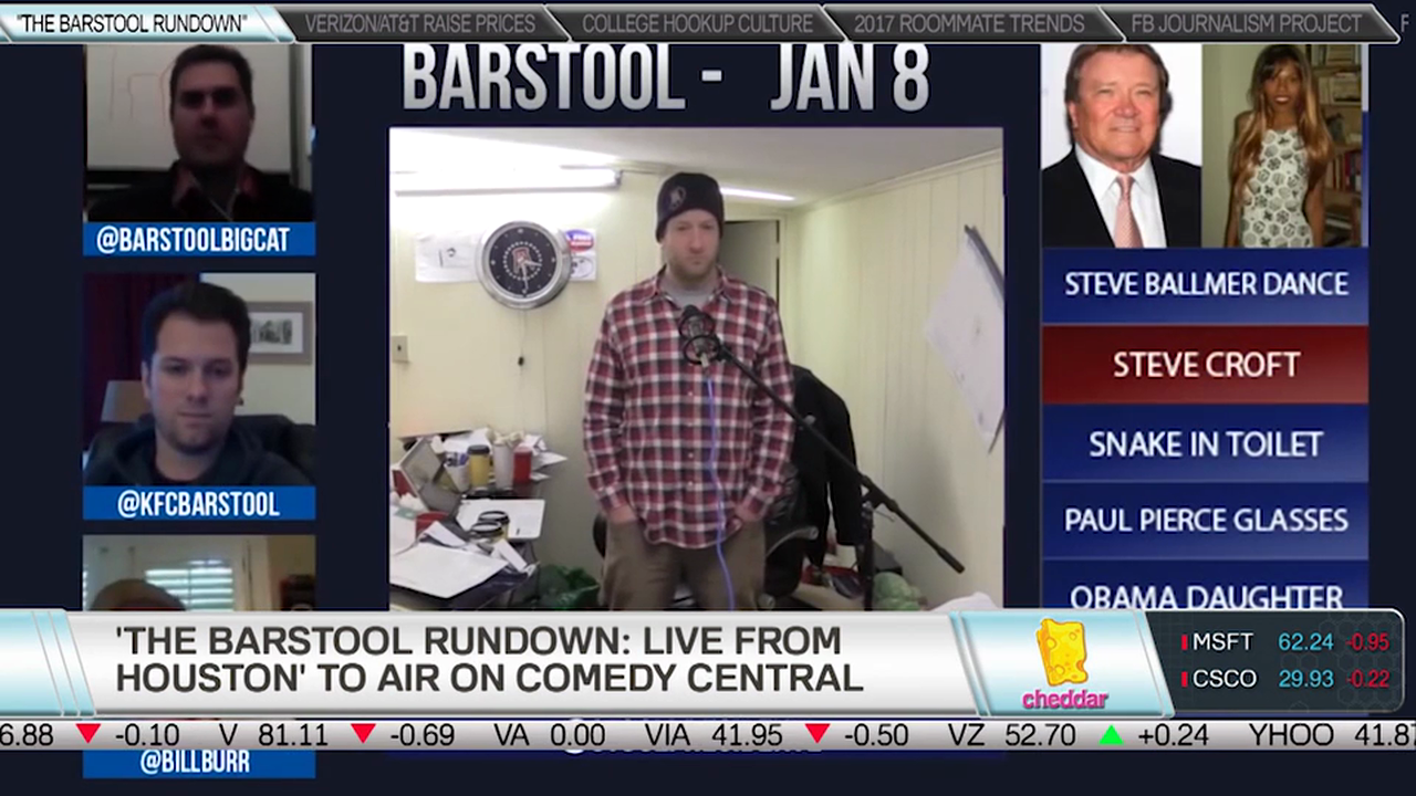 Barstools' Big Cat on Its Upcoming Comedy Central Miniseries