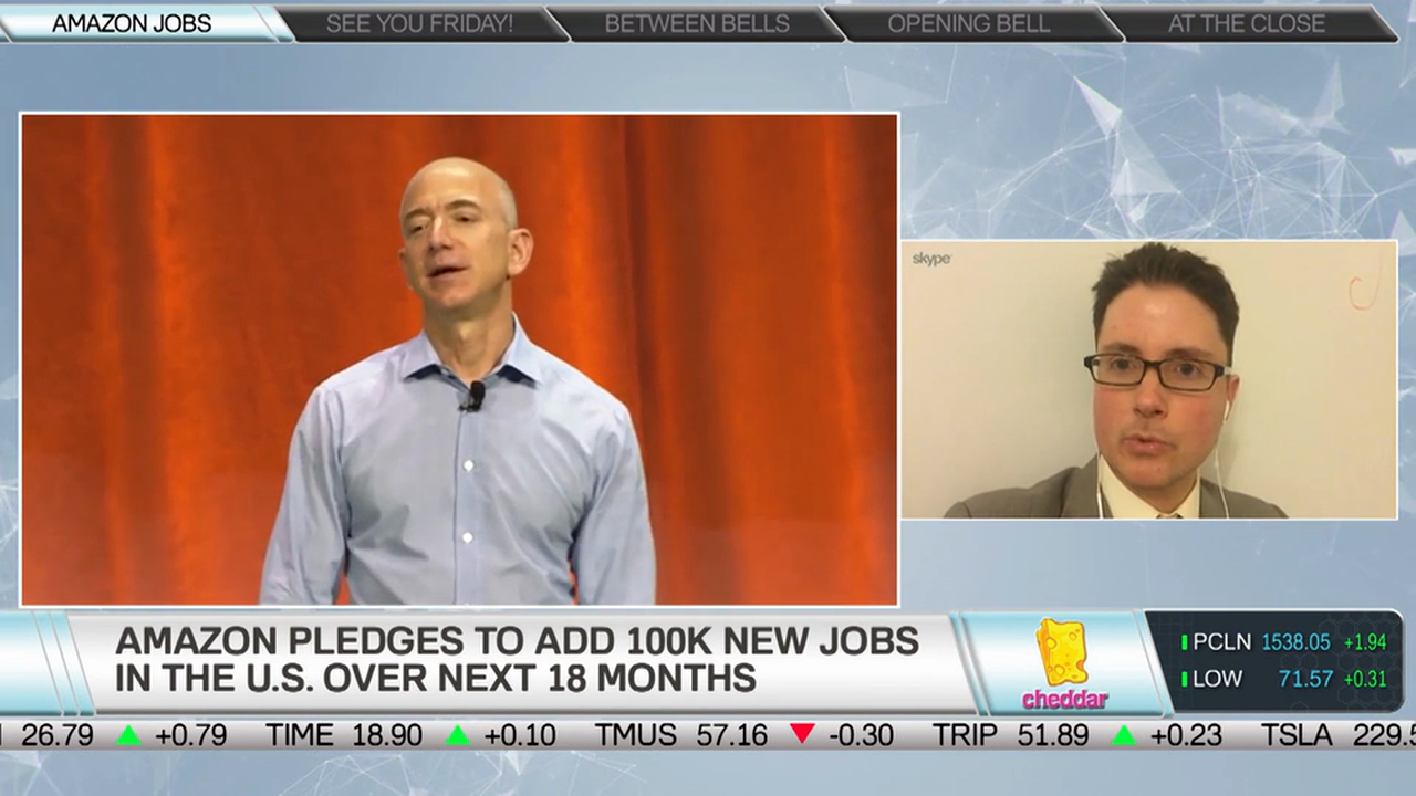 Maxim Group's Tom Forte on Amazon's U.S. Job Pledge
