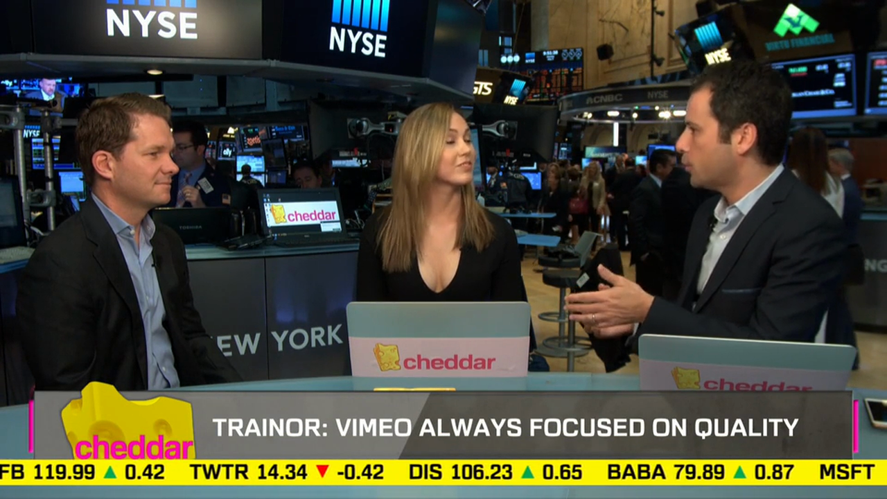 Vimeo CEO on Partnership with Cheddar to Offer Exclusive Content