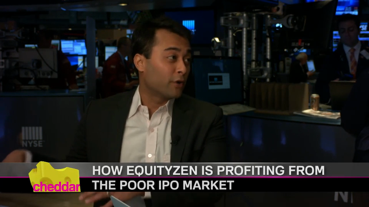 CHEDDAR | CEO of EquityZen Atish Davda on IPO Market | April 29, 2016