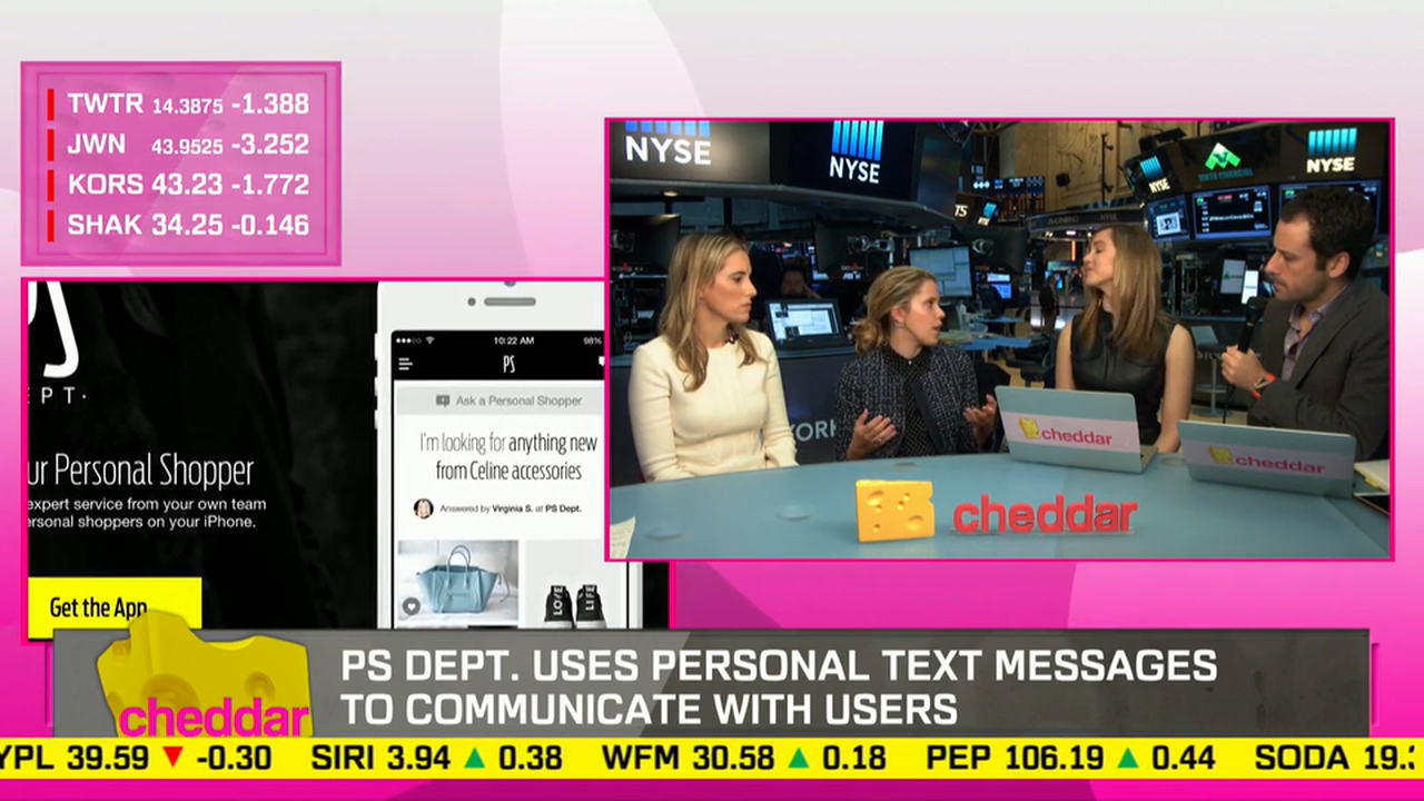 PS Dept. CEO on the Uber of Personal Shopping