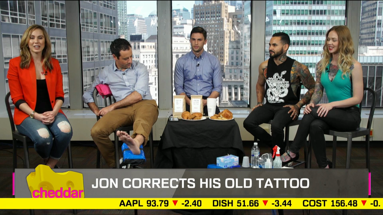 Our Host Jon Steinberg gets a Tattoo with Artist Jon Mesa and Model Leah Jung