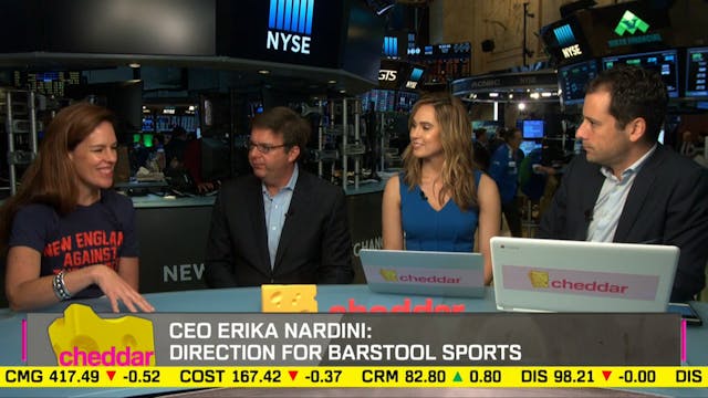 New Barstool Sports CEO Erika Nardini...