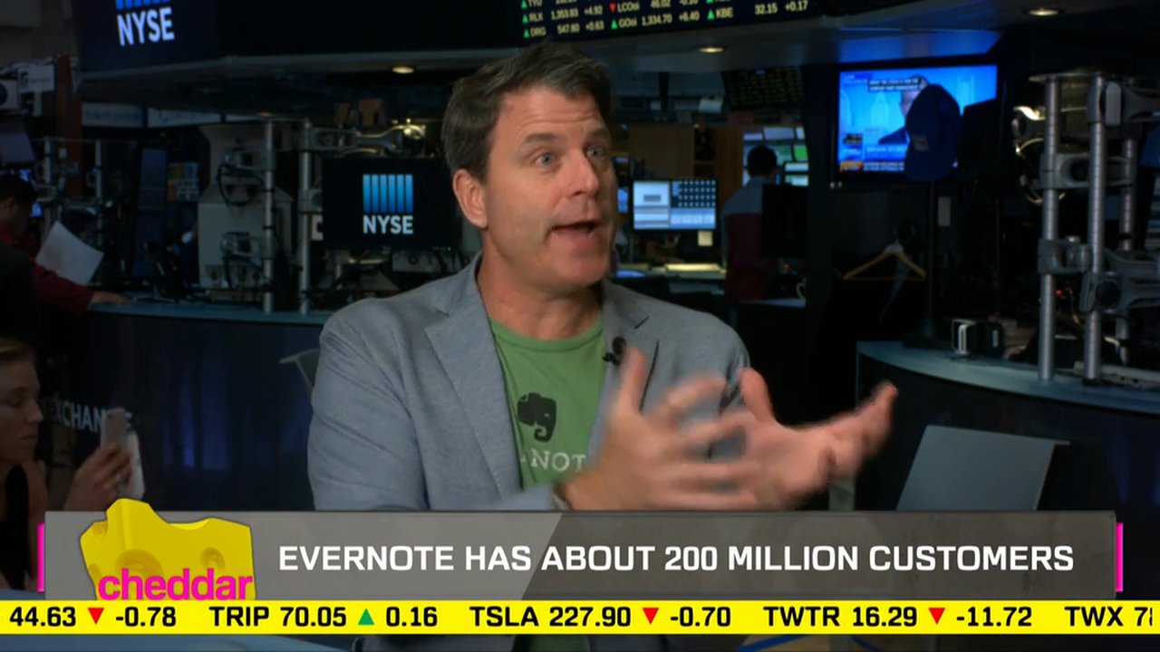 Evernote is trying to compete with the likes of Slack and Google Docs, CEO Chris O' Neill tells how he plans take them on