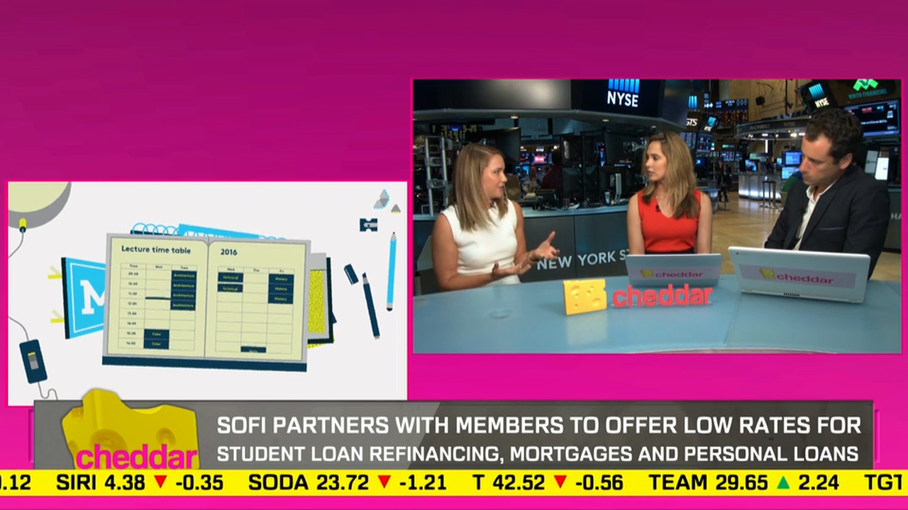 SoFi is a startup that is helping student refinance their loans.