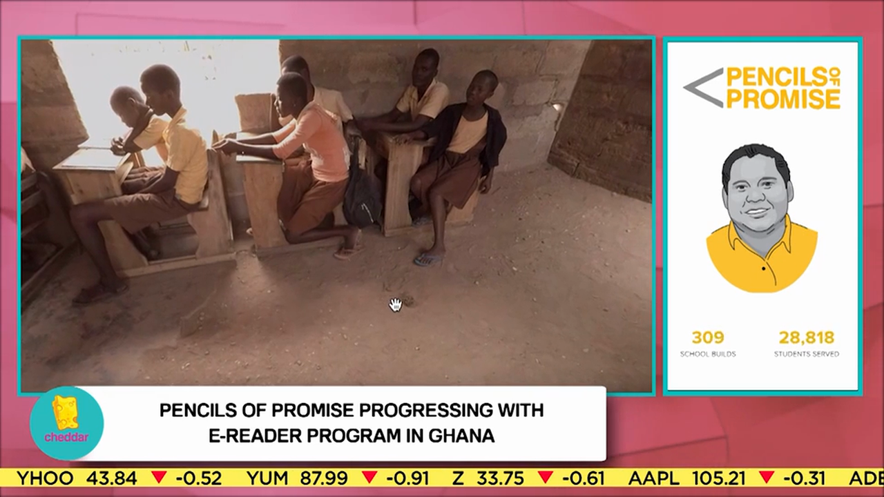 How Pencils of Promise Uses VR and E-Readers to Help Students in Africa