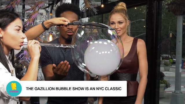 The Gazillion Bubbles Show lends us a...