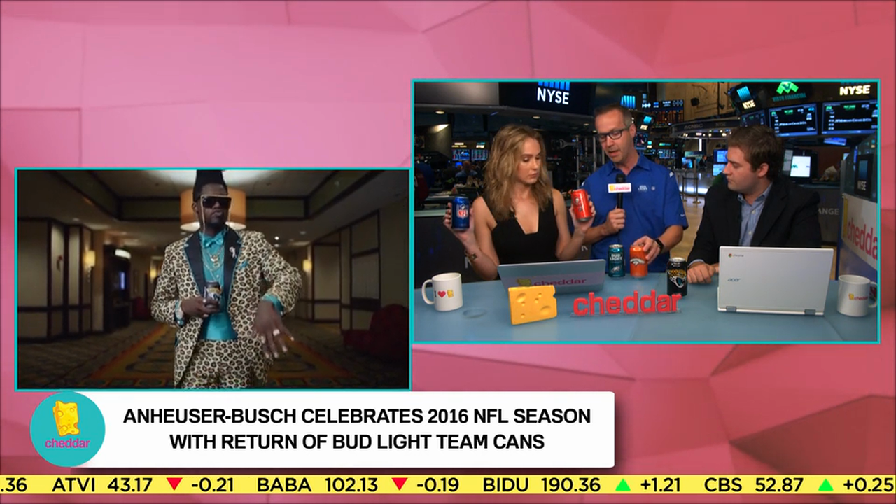 Anheuser-Busch reveals 2016 NFL Bud Light team cans