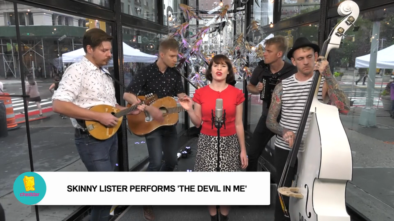 Skinny Lister performs 'The Devil in Me' Live