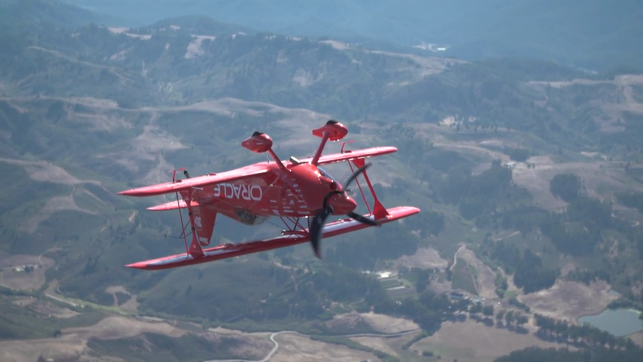 Feel the Gs and Take a Ride In Oracle's Stunt Plane