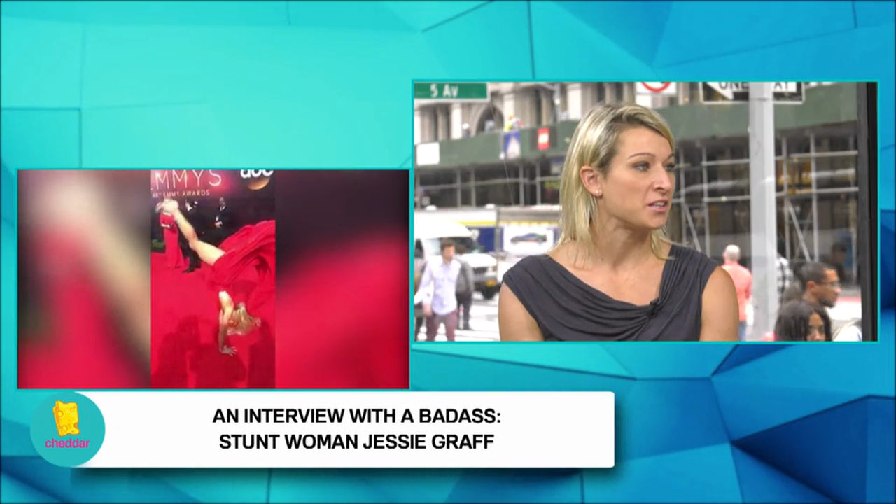 How to do the best red carpet backflip, as explained by Jessie Graff