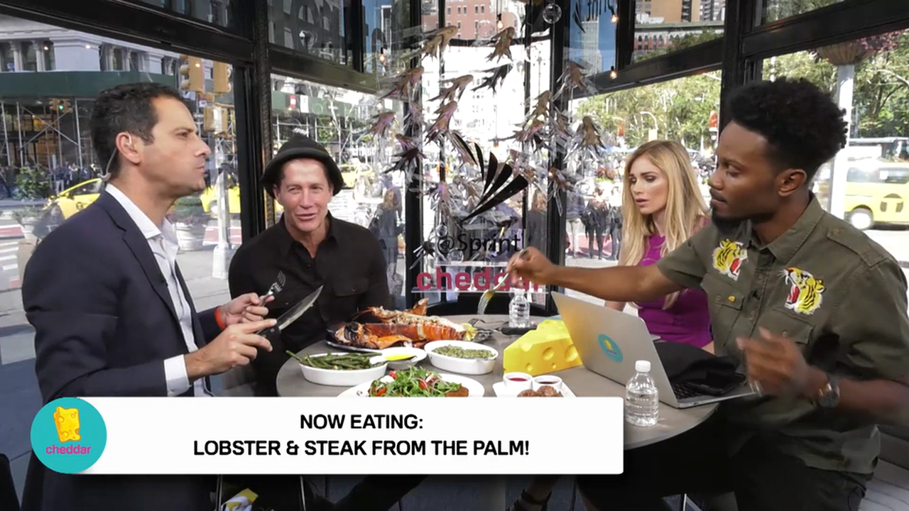 Surf, Turf, & celebrity dish from The Palm!