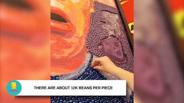 Don't eat the art! Jelly Belly artist...