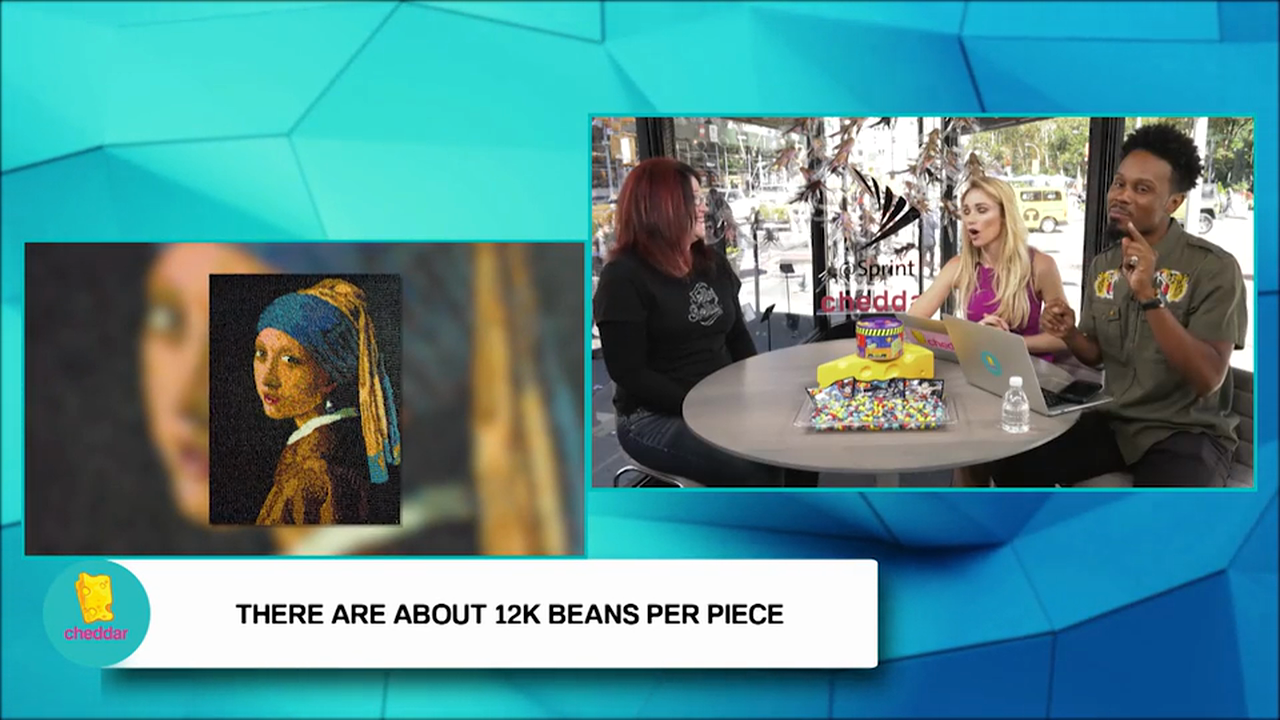 Don't eat the art! Jelly Belly artist takes candy to the next level.