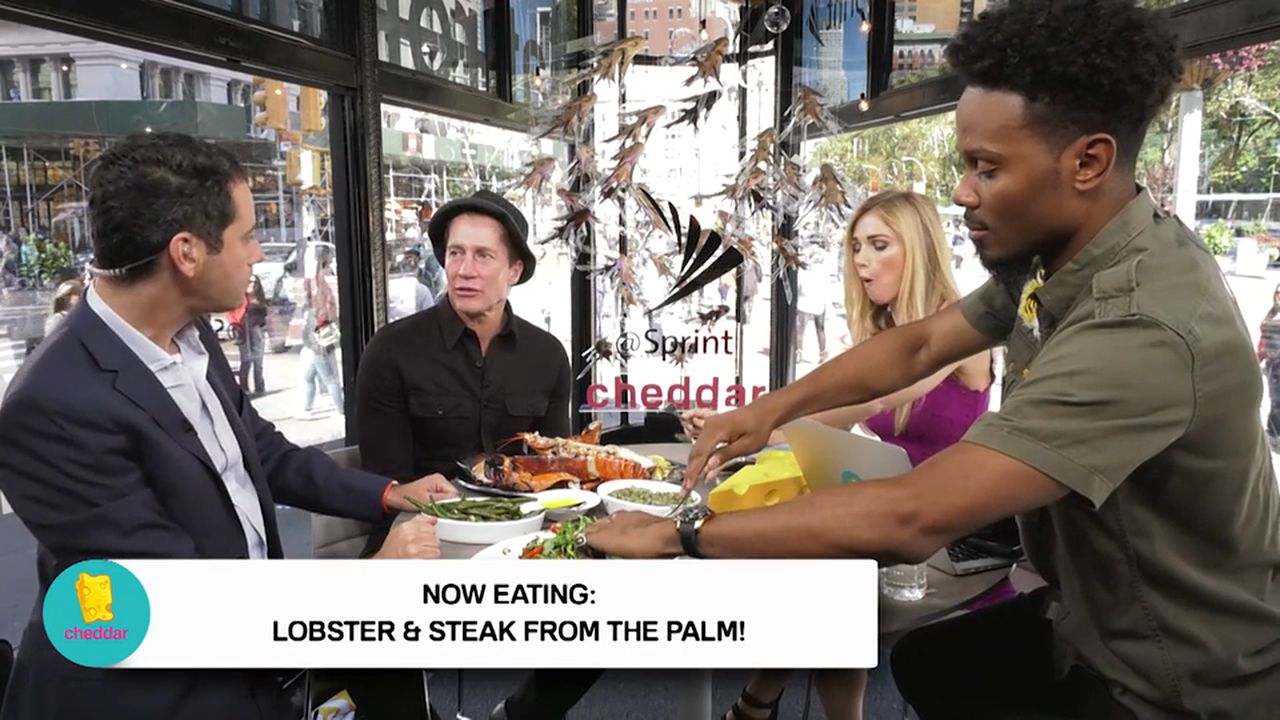 Surf, Turf, & celebrity dish from The Palm!