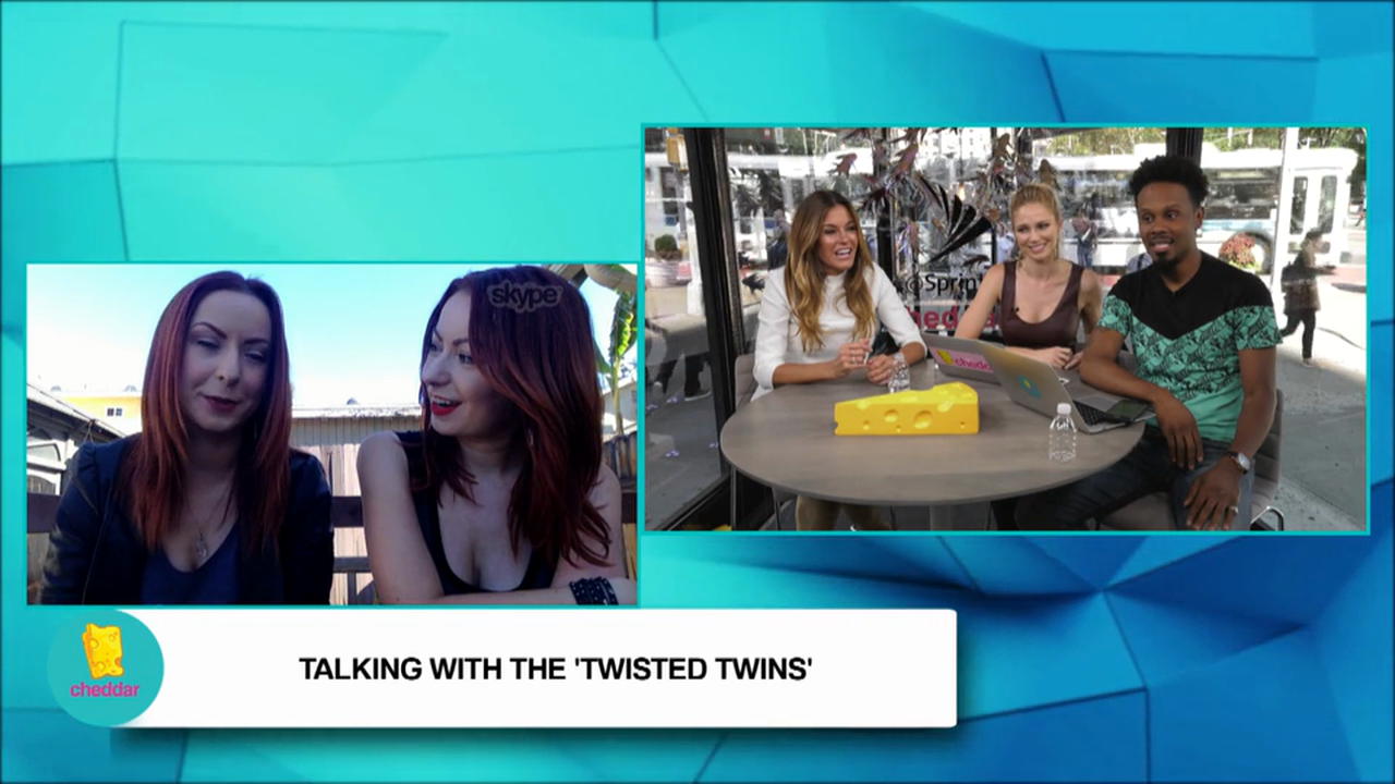 It's Halloween season, and the Twisted Twins discuss their latest victims on their hit show "Hellevator".