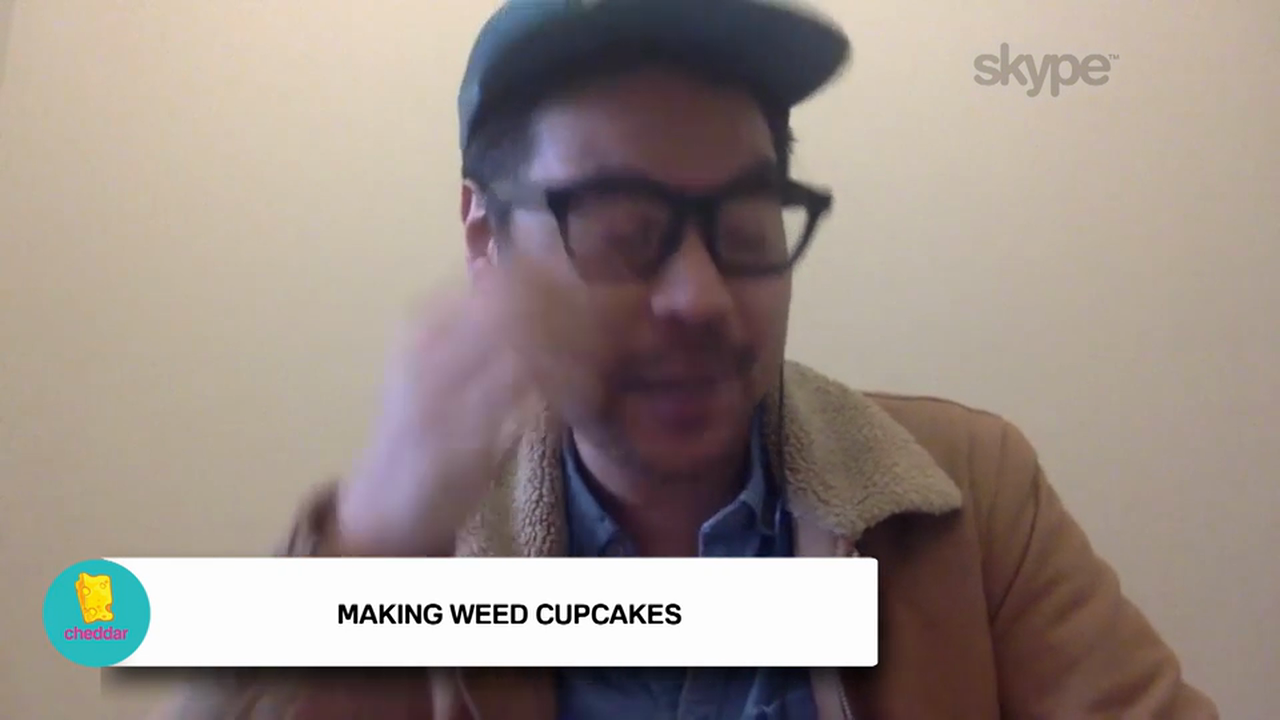 Chan says his series "Baked" tries to portray weed as something that's "not dirty and in a plastic bag."
