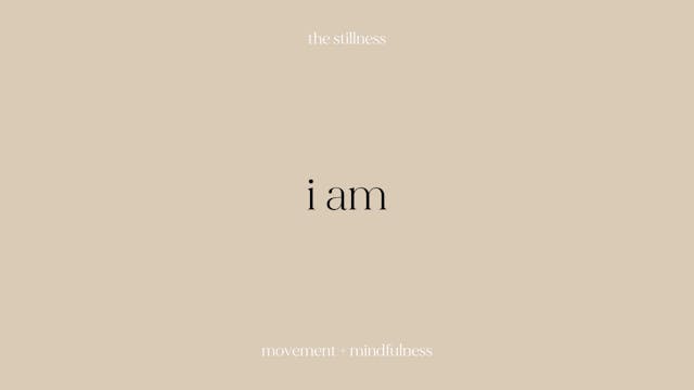 the stillness - i am (5 mins)