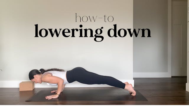 how-to • lowering down
