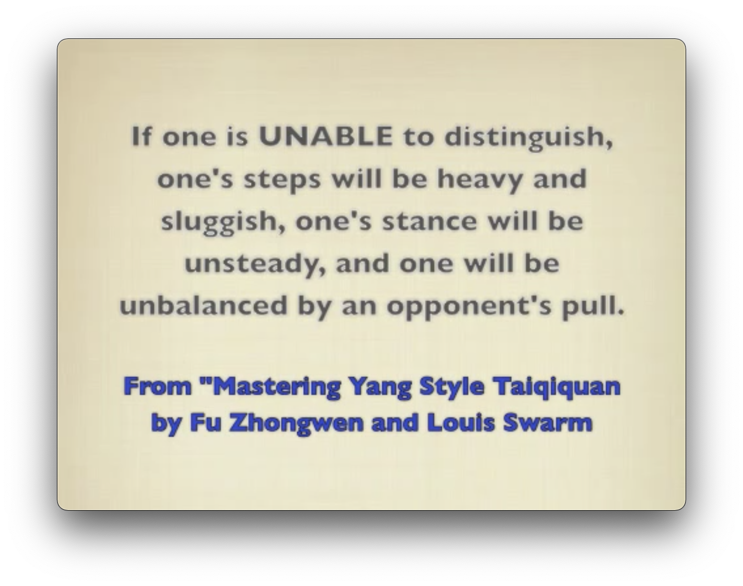 Empty full for internal art Tai Chi_hsing-i_ba gua close combat