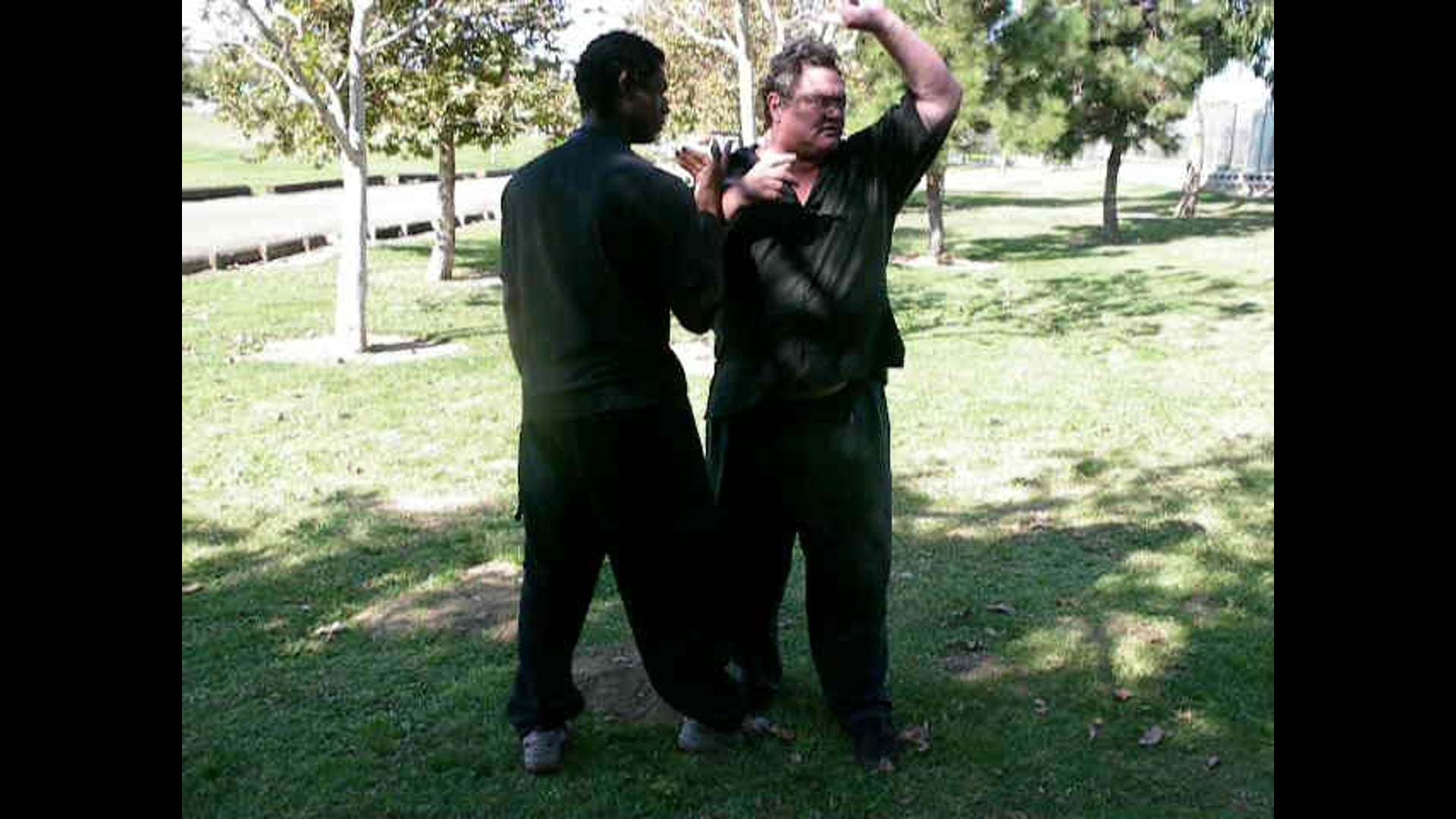 Ba Gua-2 of 2-Lvl Interm-Adv JB demos and explains "Dzuo Ma" "walking the horse"