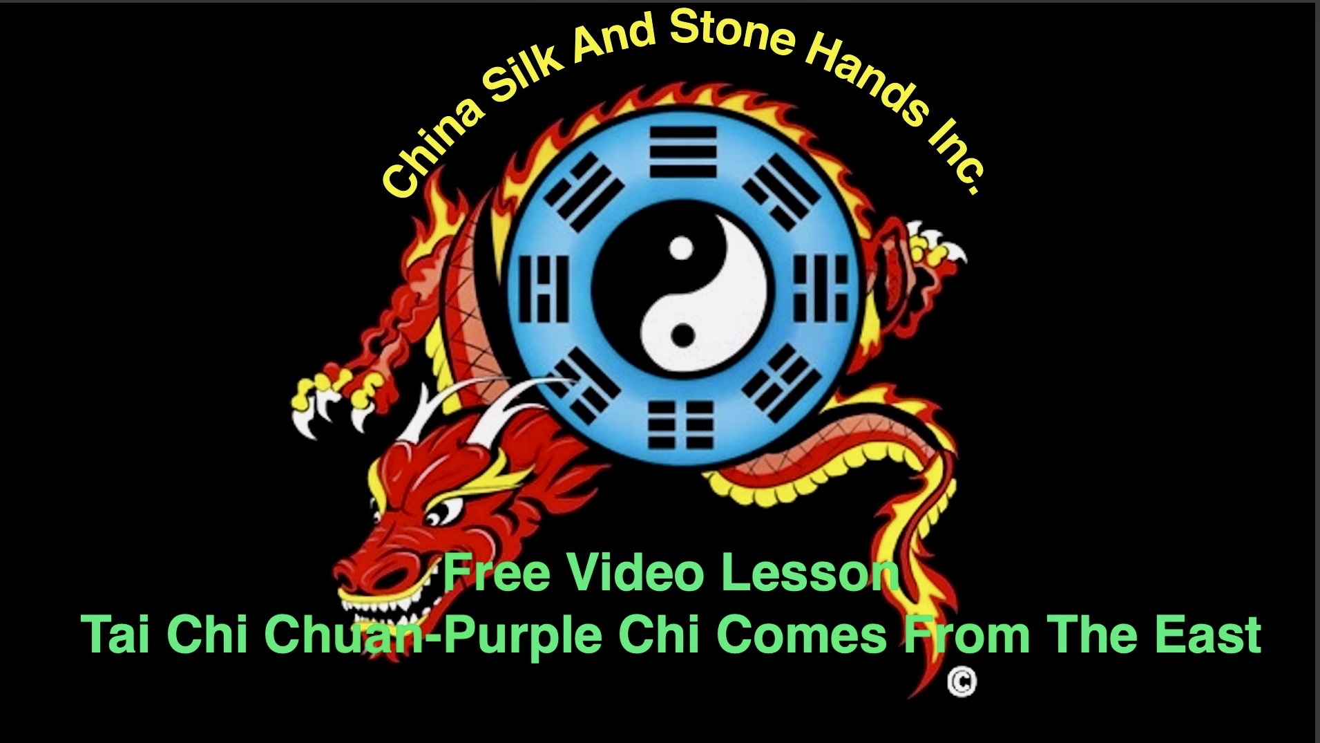 WT-1 Free Video Lesson Tai Chi Chuan Purple Chi Comes From The East.