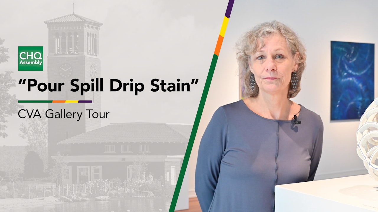 Virtual Gallery Tour: "Pour Spill Drip Stain" Exhibition