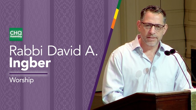 Rabbi David A. Ingber - Wednesday