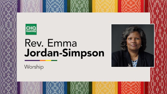 Rev. Emma Jordan-Simpson - Monday