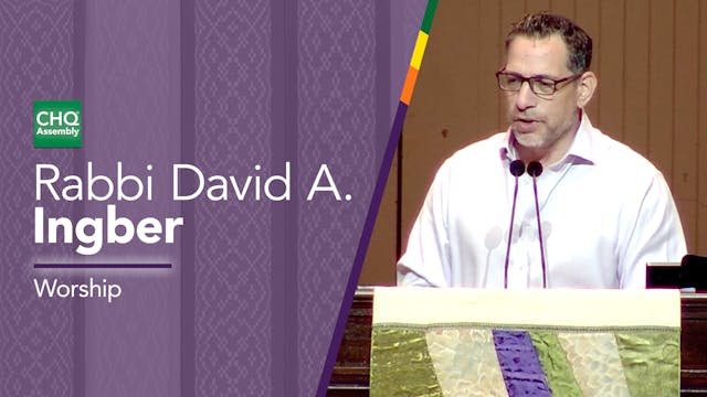 Rabbi David A. Ingber - Thursday