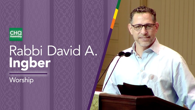 Rabbi David A. Ingber - Monday