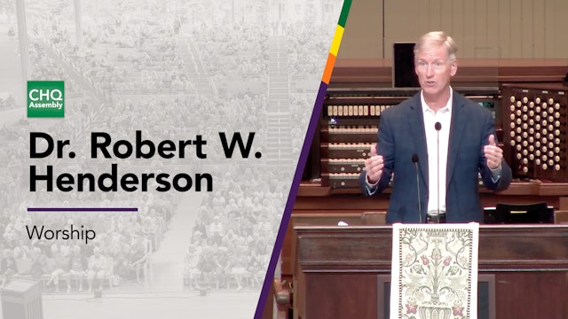 Dr. Robert W. Henderson - Monday