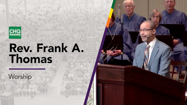Rev. Frank A. Thomas - Tuesday