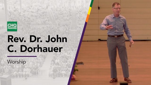 Rev. Dr. John C. Dorhauer - Tuesday