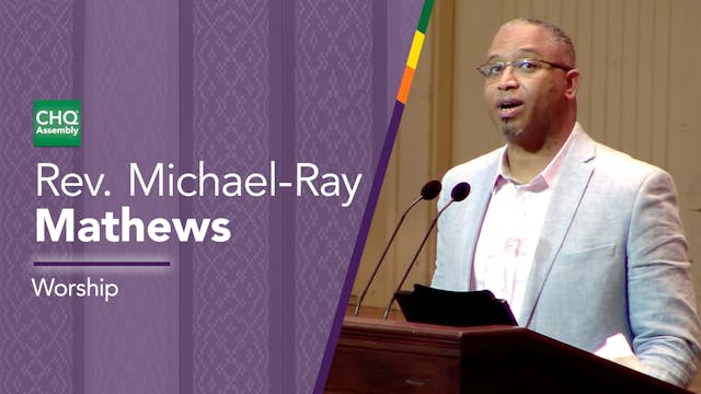 Rev. Michael-Ray Mathews - Monday