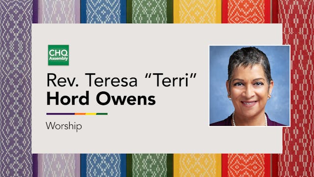 Rev. Teresa “Terri” Hord Owens - Thur...
