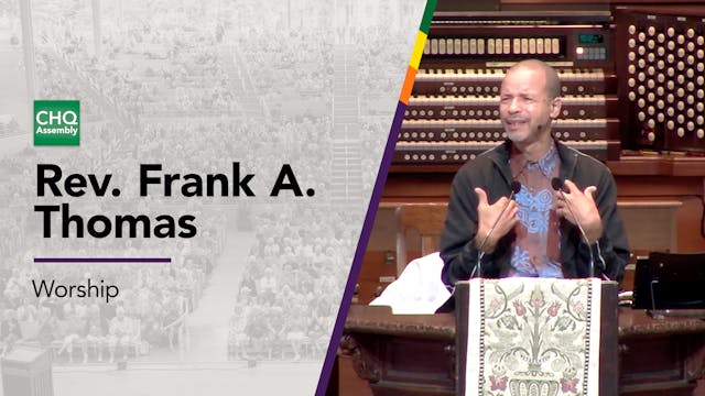 Rev. Frank A. Thomas - Monday