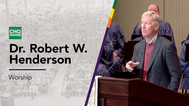 Dr. Robert W. Henderson - Thursday