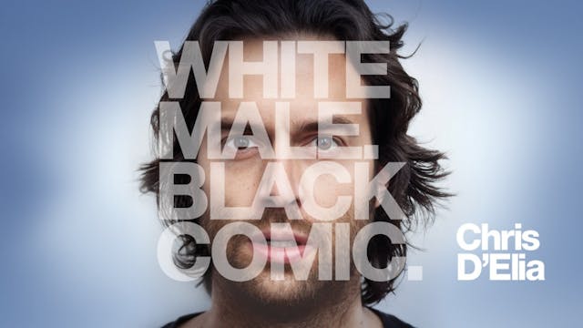 White Male. Black Comic.