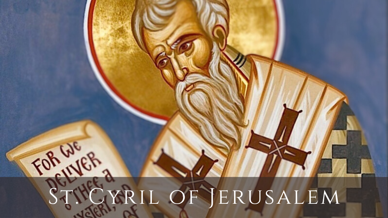 Saint Cyril of Jerusalem
