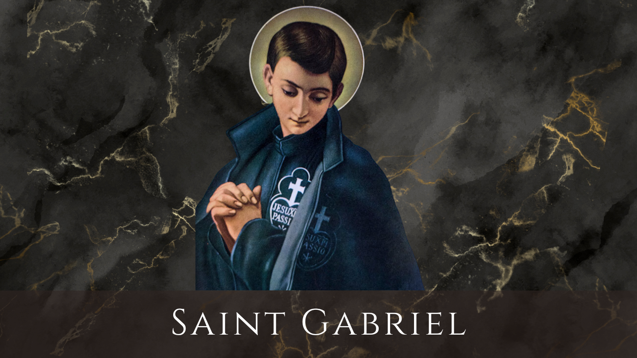 Saint Gabriel of Our Lady of Sorrows