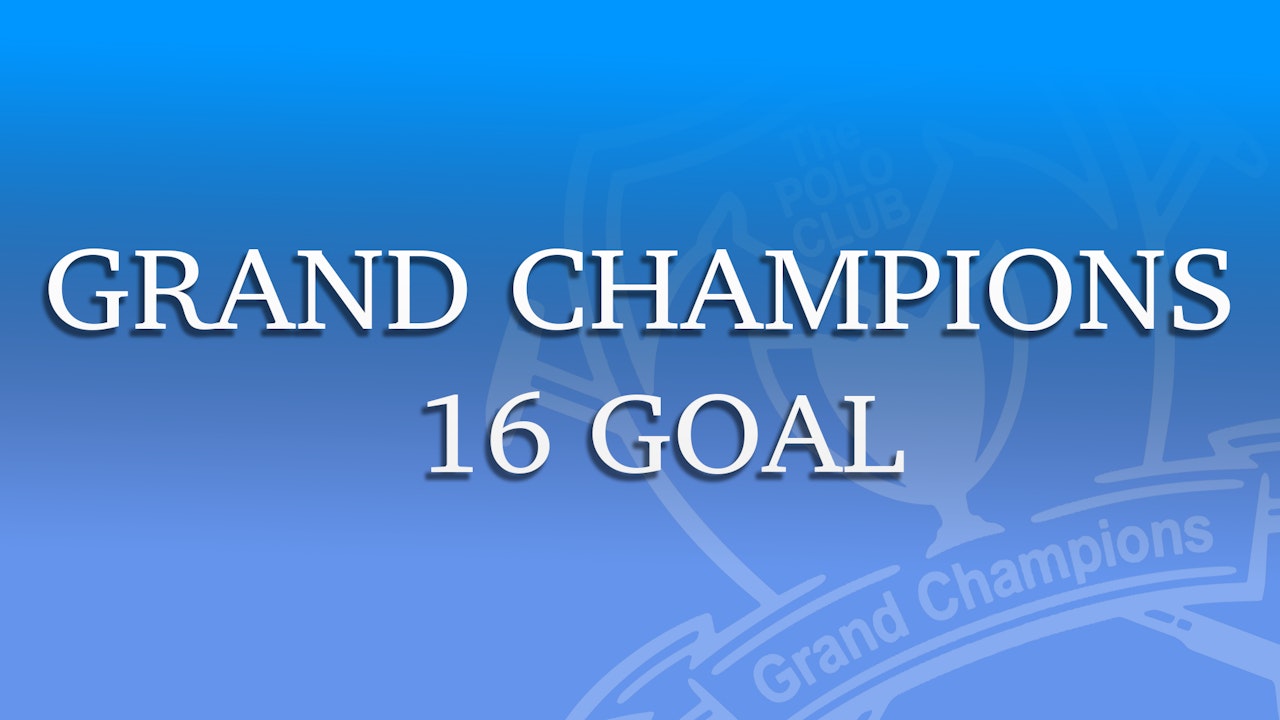 Grand Champions Cup 16 Goal