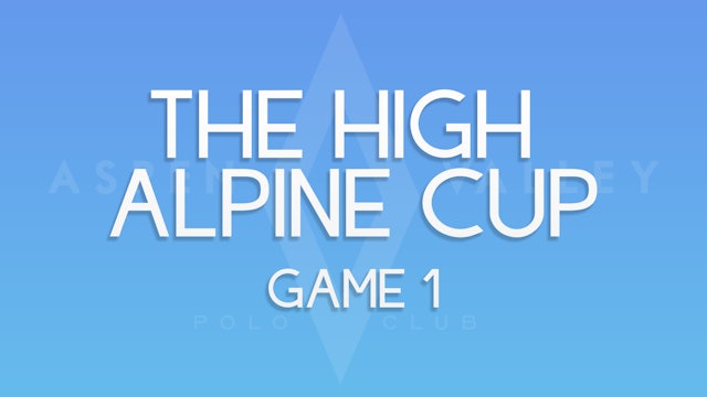 The High Alpine Cup