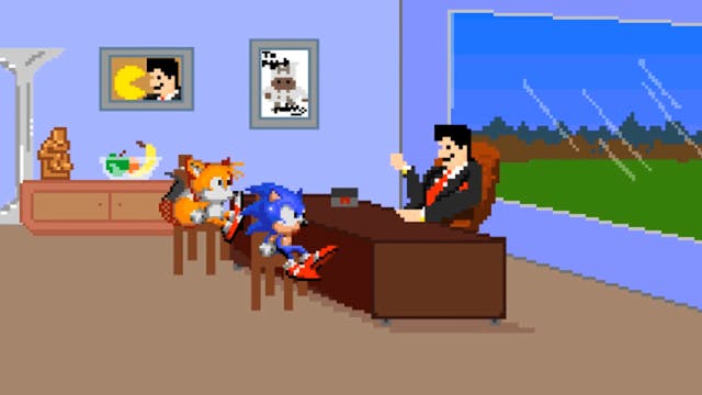 Sonic Meets with His Agent