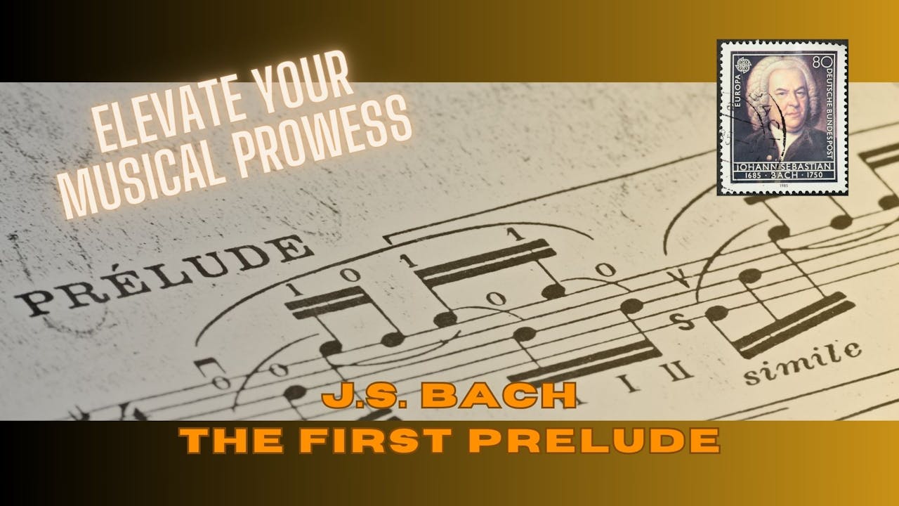 Piano | Bach The first Prelude (BWV 846) from WTK