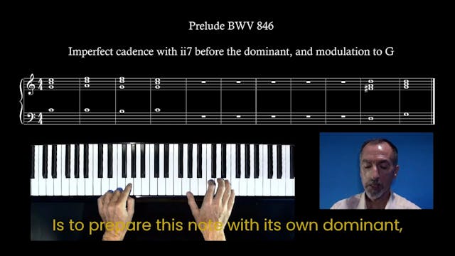 AF Bach Prelude 846 2 Modulation from C to G