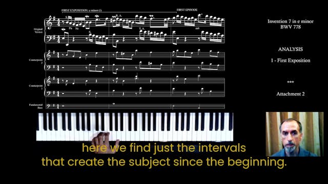 AF Bach Inventions 4b - Invention in E minor - Analysis