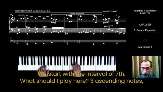 AF Bach Inventions 3b - Invention in D minor - Analysis